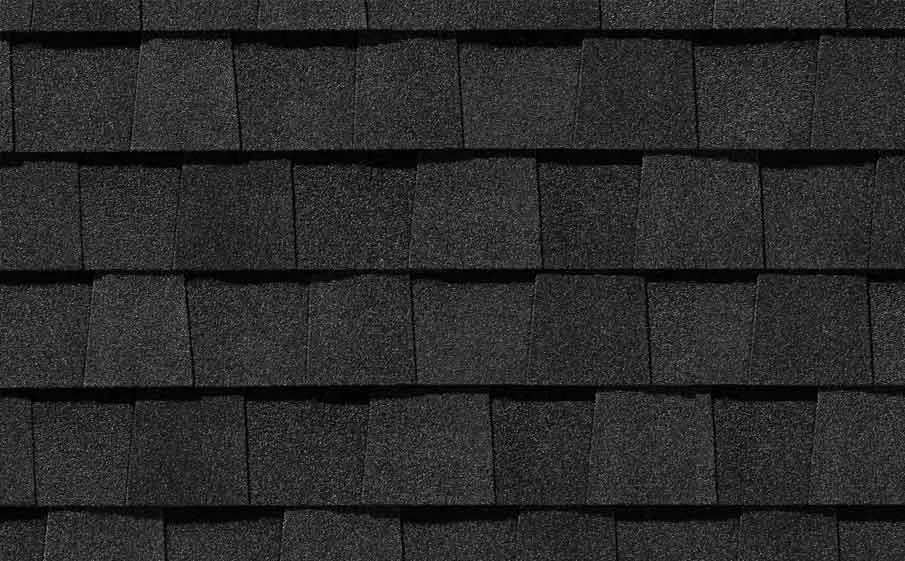 Гибкая черепица CertainTeed Landmark Moire Black Гибкая черепица CertainTeed Landmark Moire Black