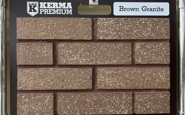 Кирпич облицовочный ТМ Kerma Premium Гранит 250*85*65 мм Кирпич облицовочный ТМ Kerma Premium Гранит 250*85*65 мм