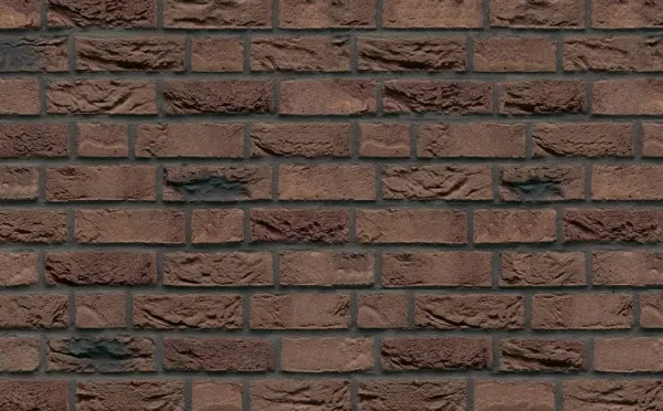 Кирпич облицовочный ручной формовки Muhr Nr 20, Ruhrtal Mangan, 210*45-50*65 мм