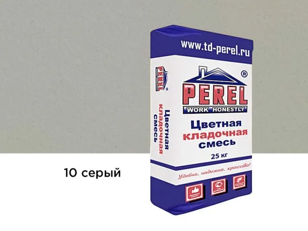 Цветная кладочная смесь Perel SL 0010 серый, 25 кг