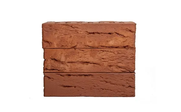Кирпич клинкерный ТМ Kerma Premium Klinker красный рустик 250*60*65 мм