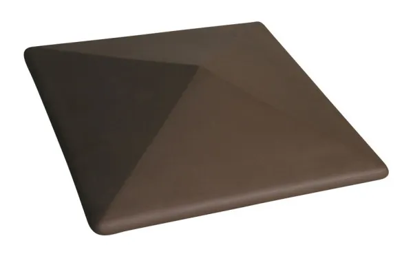 Клинкерный заборный оголовок King Klinker 03 Natural brown, 310*310*80 мм