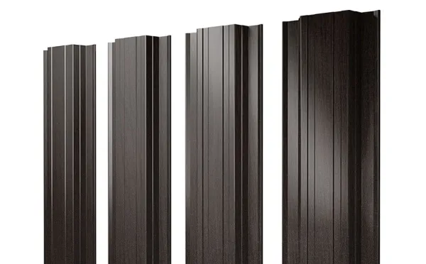 Штакетник Прямоугольный 0,45 Print Elite Coffee Wood TwinColor Штакетник Прямоугольный 0,45 Print Elite Coffee Wood TwinColor