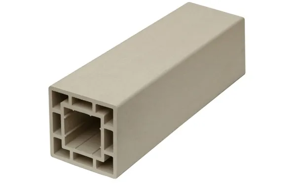 Столб заборный CM Railing 3000*120*120 мм Белое дерево