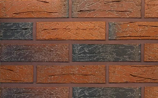 Кирпич Terca Red flame редуцированный с песком облицовочный, 250*85*65 мм