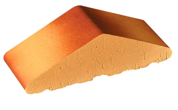Клинкерный заборный элемент полнотелый King Klinker 11 Desert rose tone, 180/120*65*58 мм