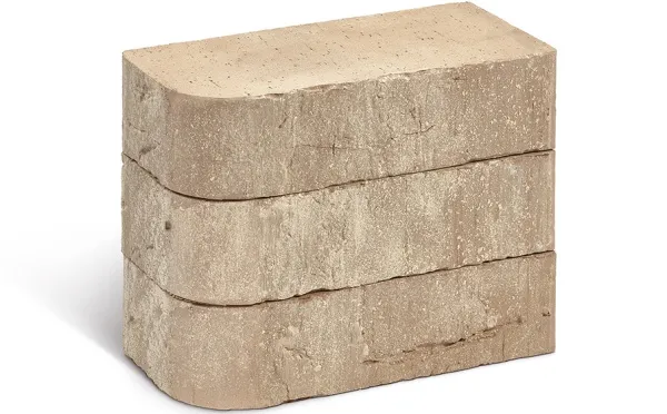Печной кирпич фигурный Konigstein Уэльс Эдельграу 250*120*65 мм