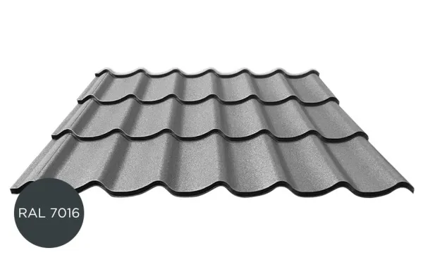 Профиль волновой ARMO, Rooftop Бархат (Zn180), RAL 7016