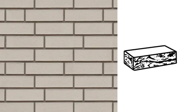 Кирпич клинкерный Muhr 36 Silbergrau Nuanciert готик, 240*55*71 мм