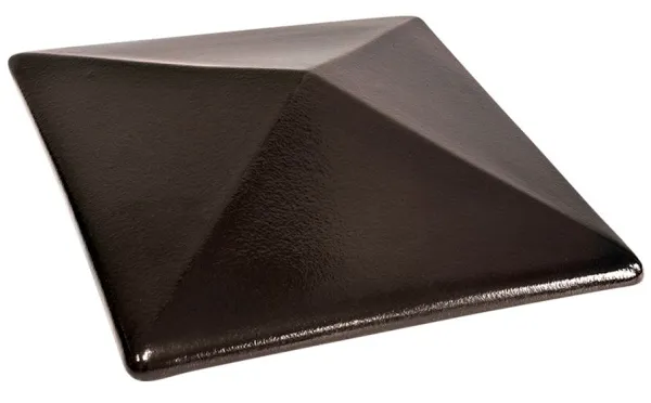 Клинкерный заборный оголовок King Klinker 17 Onyx black, 445*585*106 мм Клинкерный заборный оголовок King Klinker 17 Onyx black, 445*585*106 мм