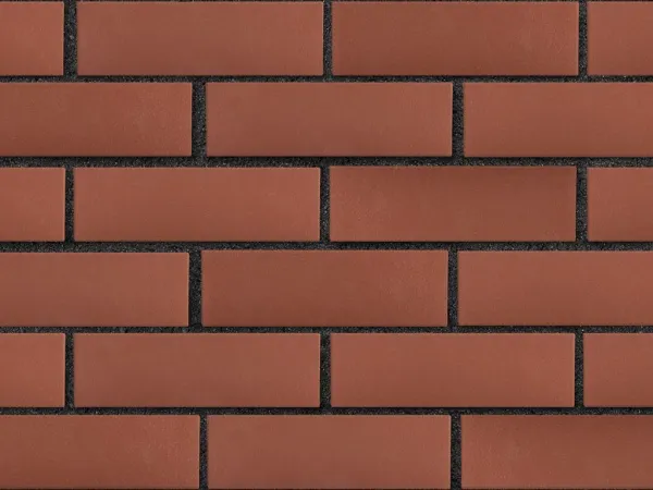 Кирпич клинкерный ЛСР Эдинбург темно-красный гладкий, 250*85*65 мм