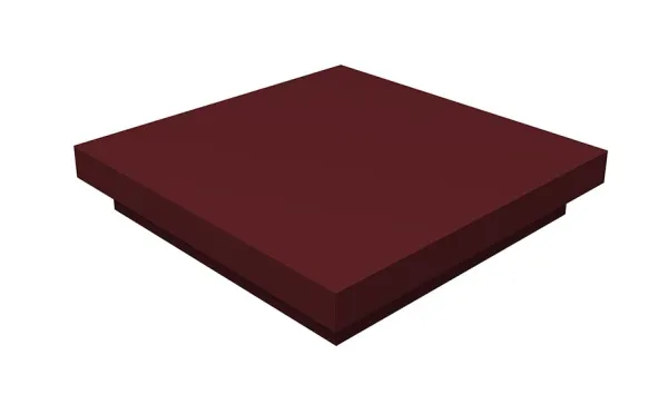 Колпак на столб Grand Line плоский 350*350 мм 0,45 PE с пленкой RAL 3005