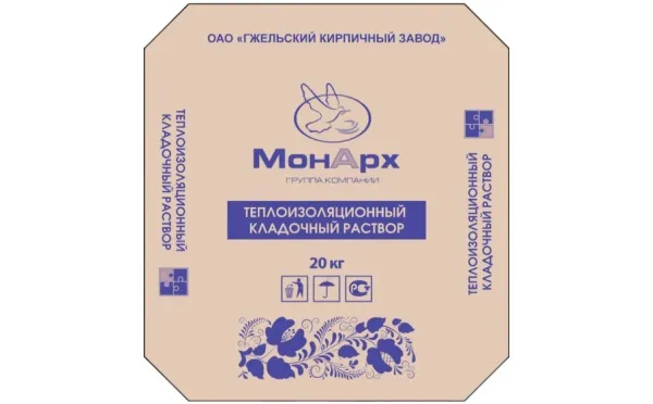 Теплый кладочный раствор Гжельский КЗ, 20 кг