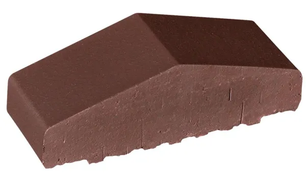 Клинкерный заборный элемент полнотелый King Klinker 03 Natural brown, 180/120*65*58 мм