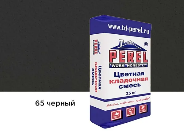 Цветная кладочная смесь Perel SL 0065 черный, 25 кг